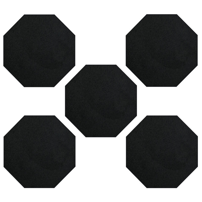 Ensemble de tapis intérieur / extérieur en polyester touffeté à la machine Boxgrove, Octogone 2 pi x 2 pi