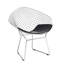 Chaise d'appoint rembourrée en maille Drews-517208789-531494533