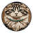 Washable Chantilly Tiffany Cats Area Rug-785464792