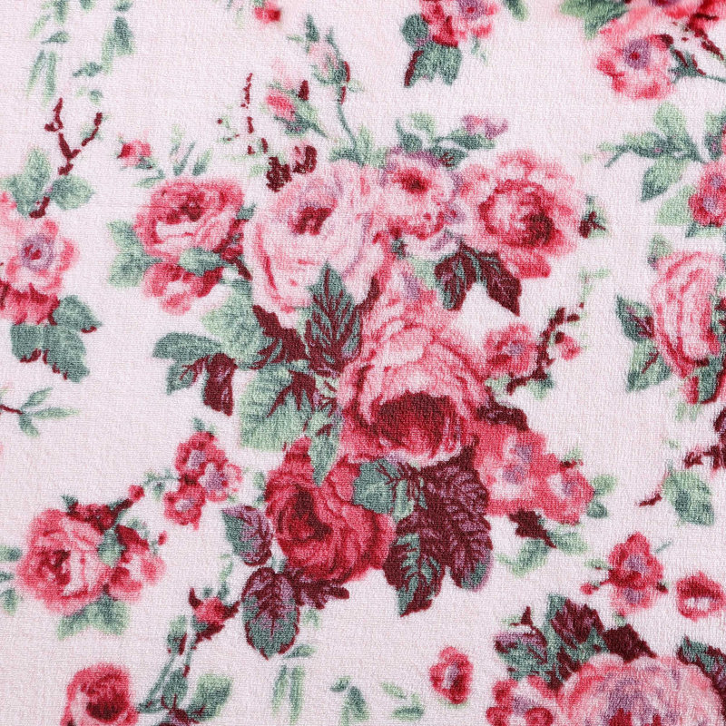 Couvertures en molleton doux Betsey Johnson, Jeté, Rétro floral rose