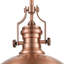 Luminaire suspendu 1 lumière de large 13 po Chadwick - cuivre antique-844757578-844757581-844757574