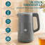 HOMCOM 1.7L Fast Boil 3000W Electric Kettle with LED Display-126249195