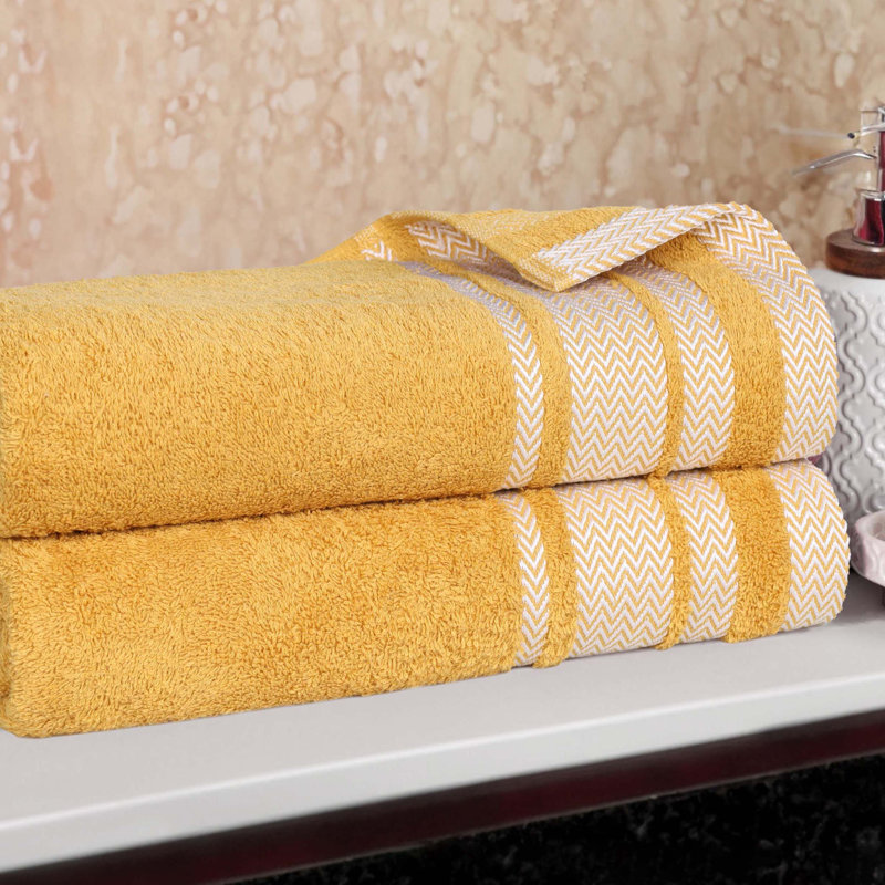 Serviette de bain Haidar, Doré
