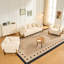 Ensemble de canapés modernes Cloud 3 pièces, canapé 3 places en bouclette et deux fauteuils d'appoint, fauteuil de lecture moderne capitonné avec coussin assorti, fauteuil confortable pour le salon, noir-136165876-136165878