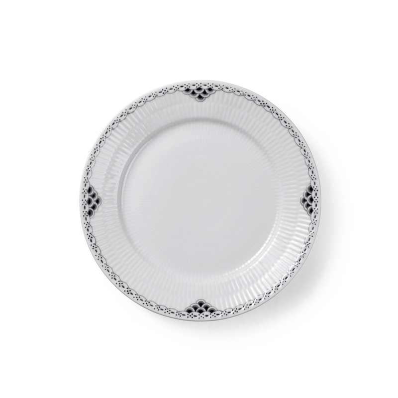Black Lace Salad Plate 8.66"
