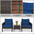Earlville 2 - Person Patio Conversation Set with Cushions-984441187