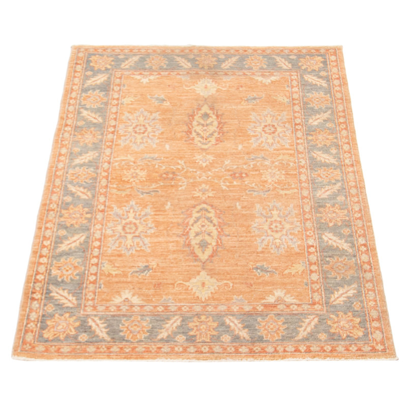 Tapis unique en laine noué à la main 3 pi 2 po x 5 pi 1 po Batty One Age