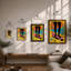 Standing in Colour Modern - Framed Print-1953196395-1953196393