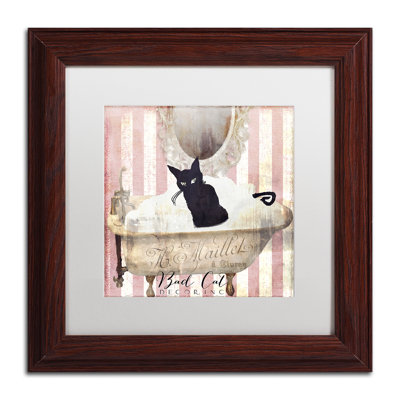Jadaya 'Bad Cat II' Framed Graphic Art