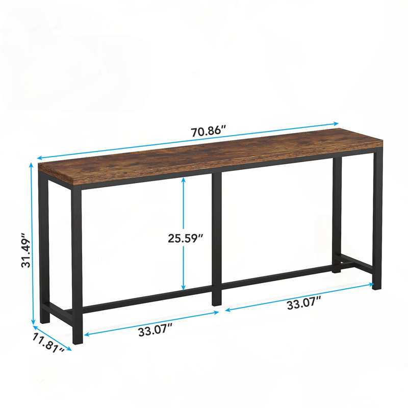 Console extra longue 70,9 po