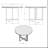 Morfou Round 48'' Dining Table