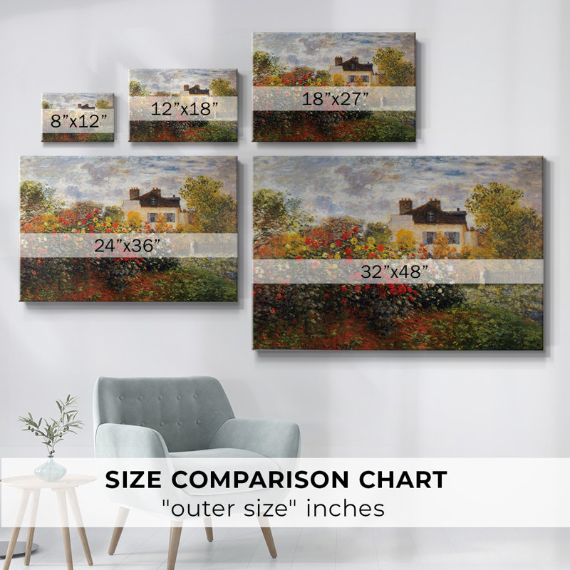 «Argenteuil» par Monet-Gallery, toile tendue, H 32 po x l 48 po