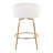 Josie Fixed-Height Bar & Counter Stools with Gold Metal Base & Round Footrest-90576932