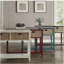 Bureau blanc avec 2 tiroirs-1894409513