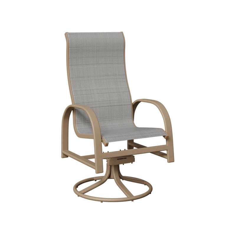 Chaise berçante berçante berçante Berlin, Charm platine, Chêne veiné de bois