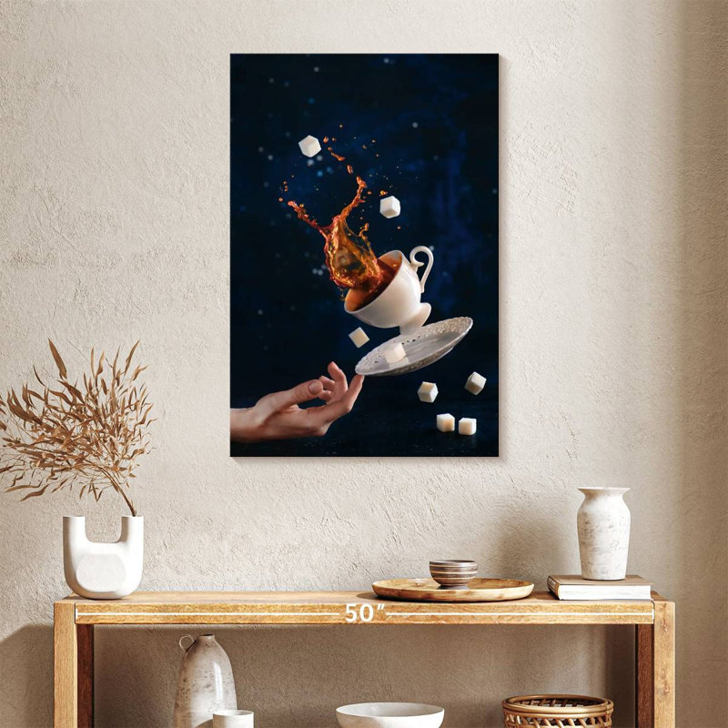 Yarlin Sweet Coffee Splash, 36" H x 24" W