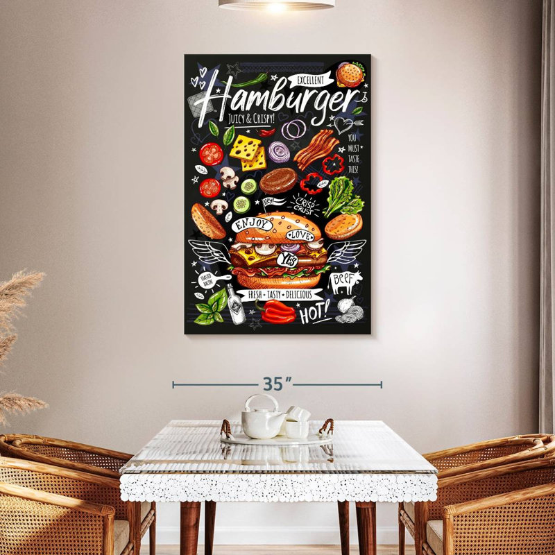 Yarlin Special Hamburger, 48" H x 32" W