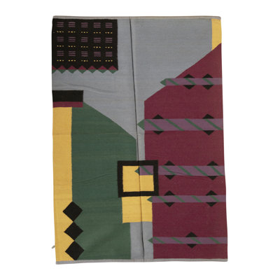 Wool Geometric Indoor Rug