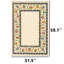 Tapis persan à bordure de jardin