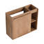 Meuble-lavabo mural 24 po avec lavabo en céramique blanche et porte à fermeture en douceur, emballage KD-171229170-171229169