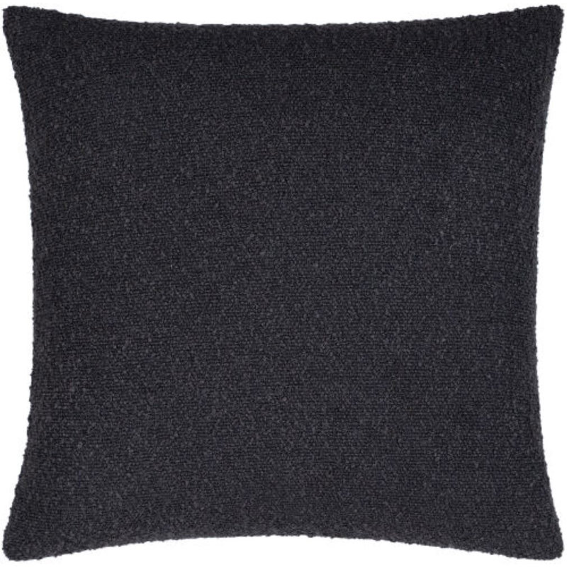 Coussin décoratif Amalfi Boucle, Polyester/ Bourre en polyester, 20 po x 20 po, Brun foncé