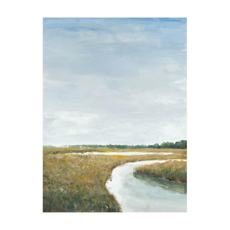 Returning Home Painting by Sara Brown, 32" H x 24" W x 1.5" D, Knife Gel