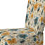 Chaise d'appoint rembourrée moderne Mid-Century Mod Floral Nostalgia