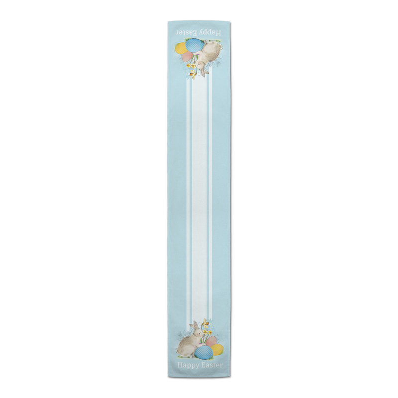 Danari Rectangle Easter Polyester Table Runner, 90" x 16"