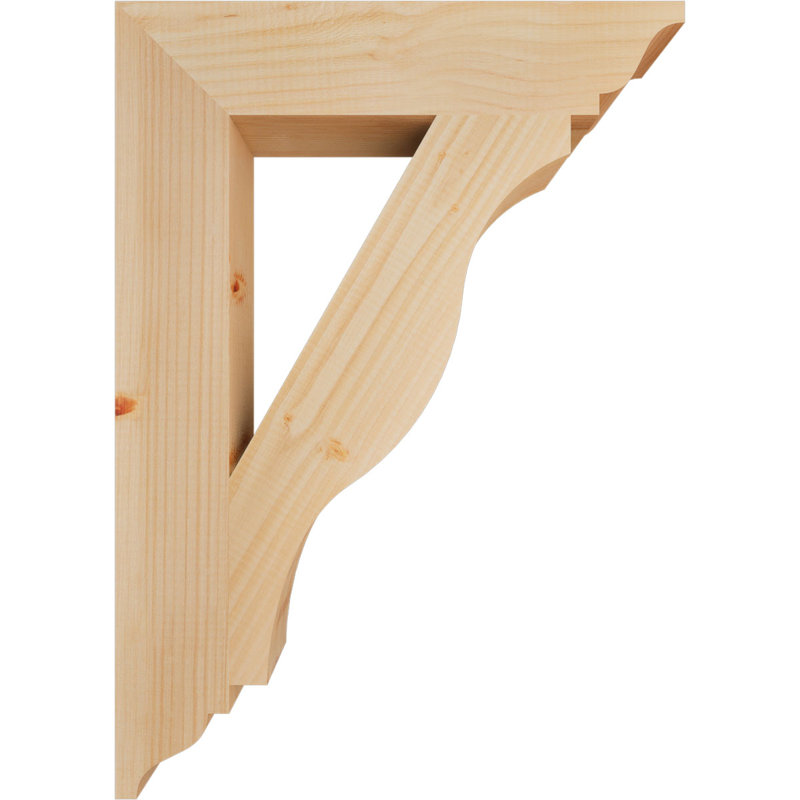 Support lisse traditionnel 3 pi, l 3 1/2 po x P 20 po x H 28 po, sapin Douglas, H 28 po x l 3,5 po x P 20 po, Douglas, Lisse