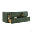 Meuble-lavabo mural simple 48 po avec lavabo flottant vert