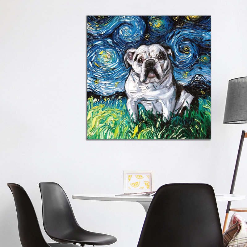 Charlie Night by Aja Trier - Wrapped Canvas Gallery-Wrapped Canvas Giclée, 93.98 cm H x 93.98 cm W x 1.91 cm D
