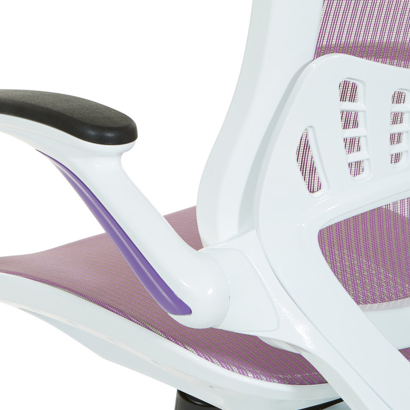 Chaise de travail en filet , Mauve