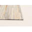 Tapis ivoire en cuir de vache fabriqué à la main Arunas