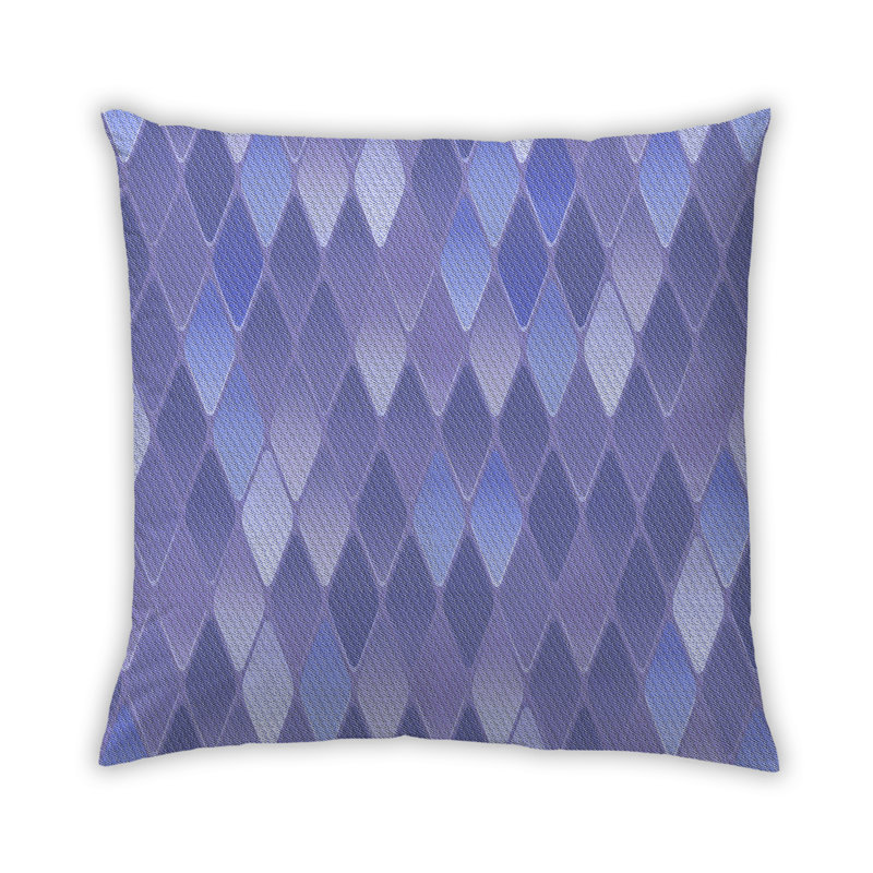 Housse et insert de coussin carré Inia, Synthétique, Rouge