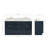 Abell 66.25'' Bathroom Vanity with Carrara Quartz Top-94003776