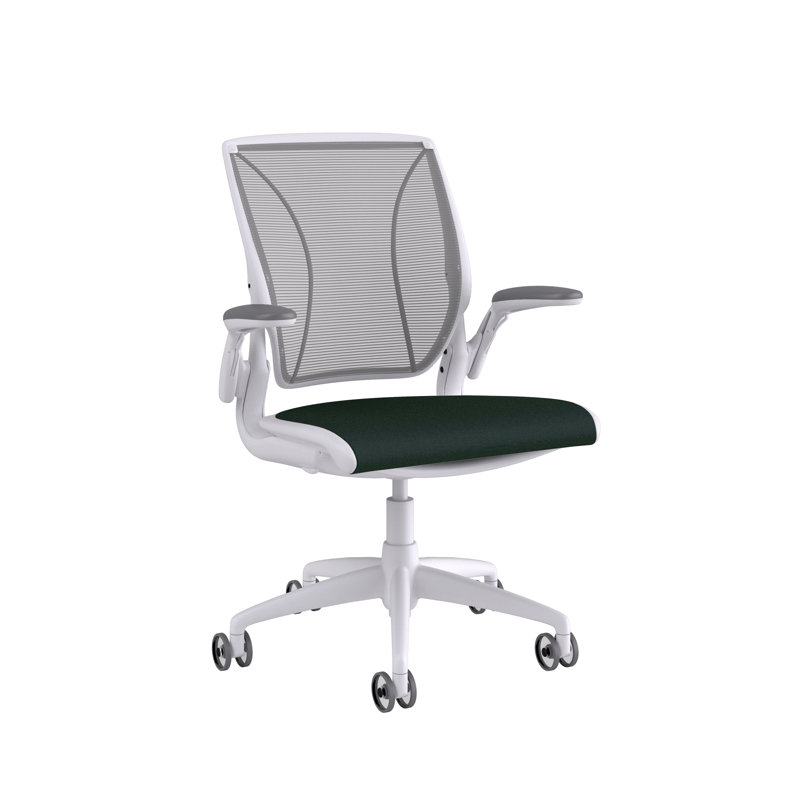 Mesh Task Chair, Catena/Cornflower, Pinstripe/Silver, White