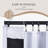 Flexible Ceiling Curtain Tracks, Ceilings Track For Curtains, Aluminum Curtains Track Ceilings Mount,Wall Mount Curtain Rail, Ceiling Curtain Rod, Sliding Curtain Tracks With Clips (Black 18FT)