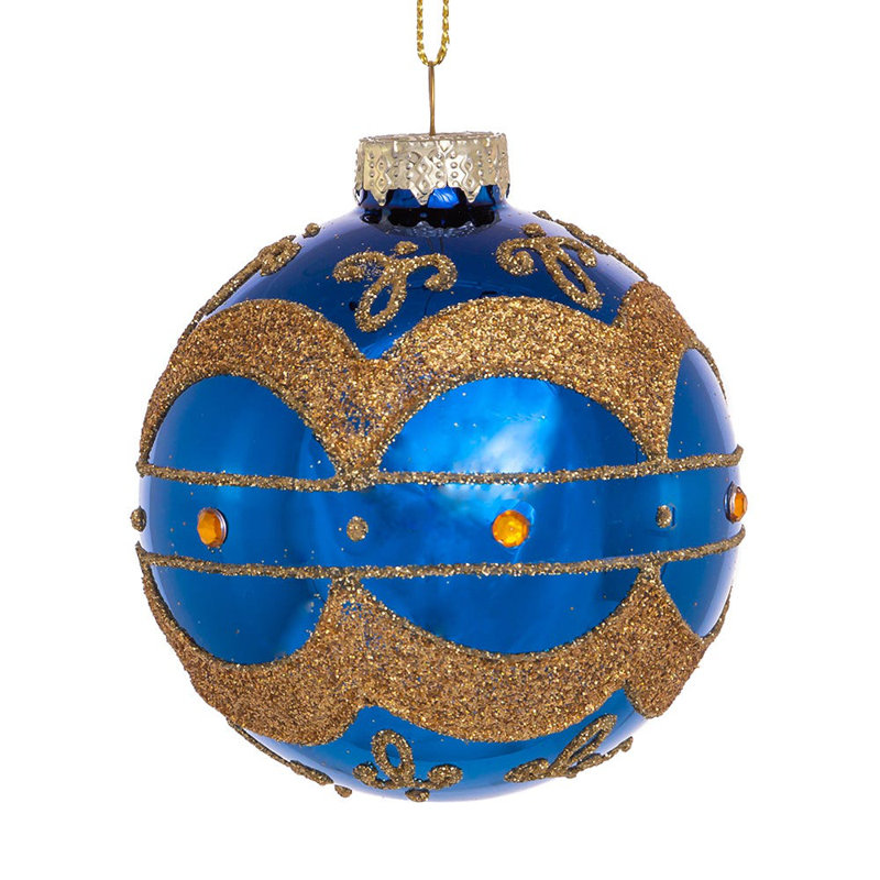 Ensemble d'ornement boule en verre 6 pièces