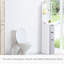Unité d'organisation de salle de bain de 54 po de hauteur - autoportante avec tablette à 2 niveaux et tiroirs, tiroirs d'armoire blancs pour l'espace organisé