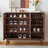 Retro large capacity storage shoe cabinet
