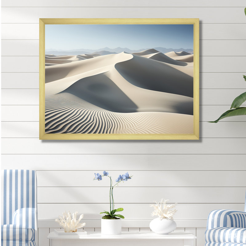 Markeda - Beach & Ocean Wall Decor, H 12 po x l 20 po x P 1 po, Cadre doré simple