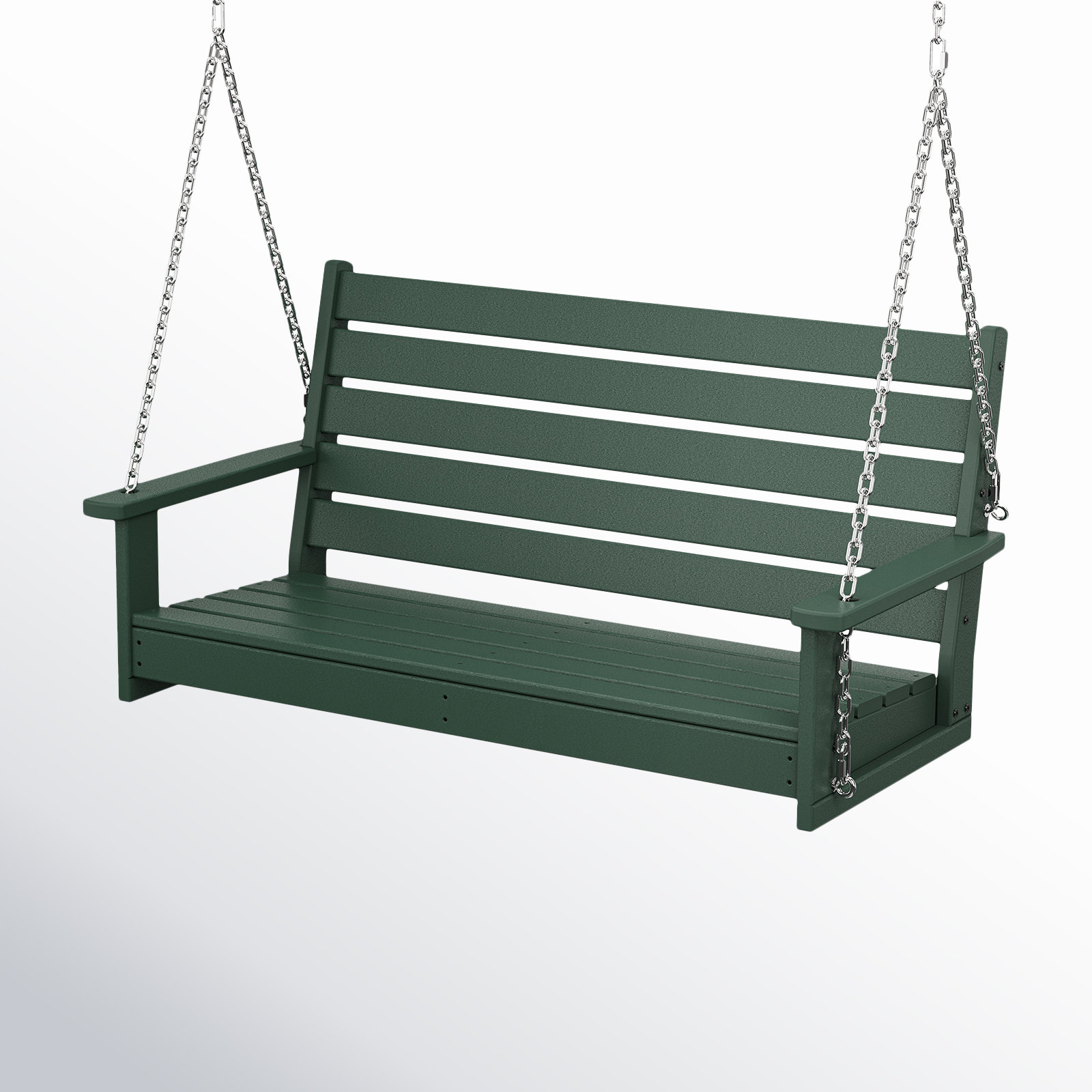 POLYWOOD® Monterey Bay Porch Swing, Rainforest Canopy