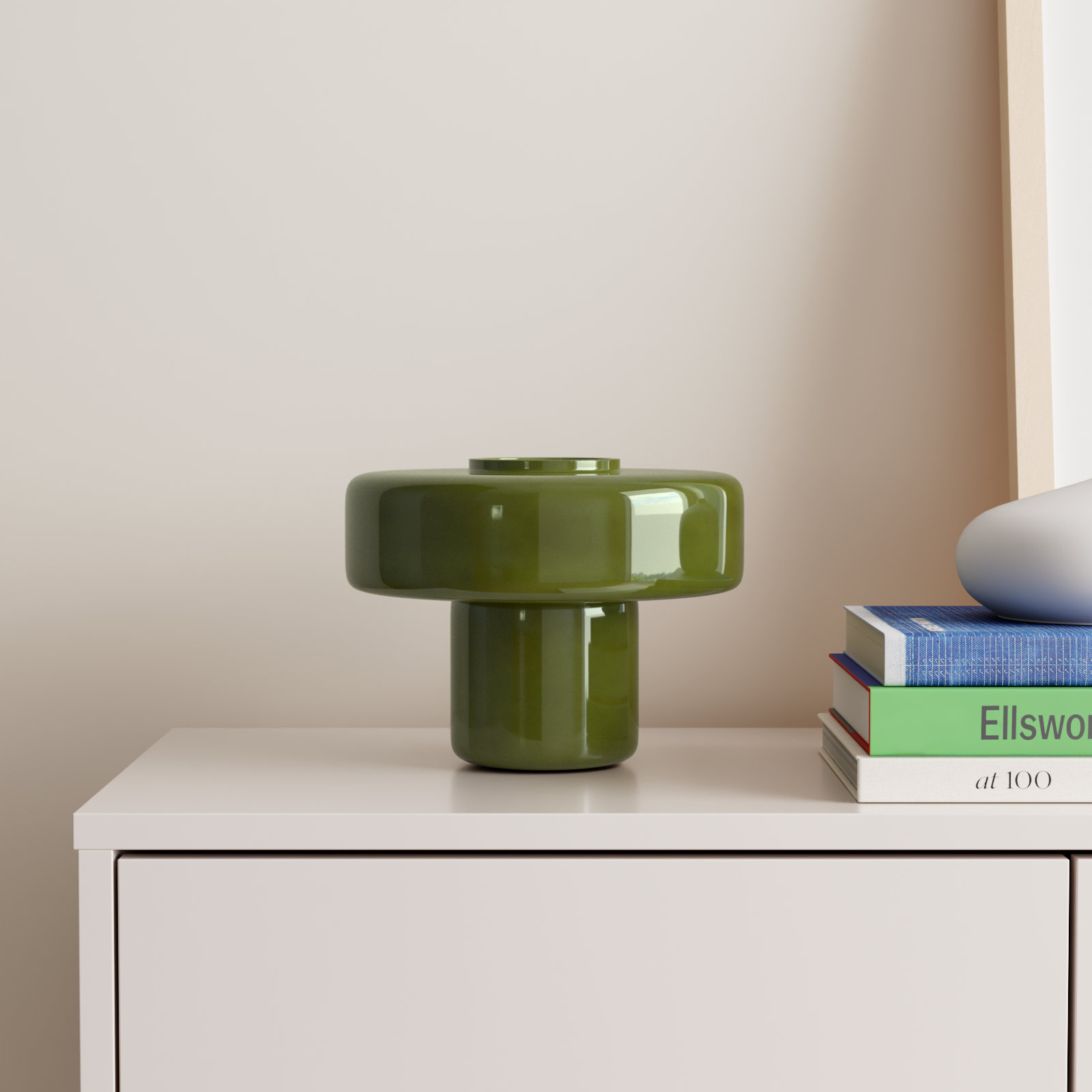 Lieselot Table Lamp, Olive Green
