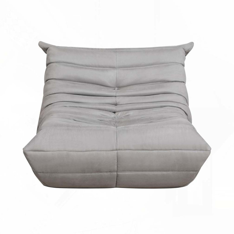Microfiber Comfy Chair, Gray