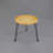Round Wood And Rattan Side Table, Foldable Table With Metal Tripod, Rattan Round Tray Top, Boho Style, Chic Coffee Table, Side Table (Height 17.7", Grid Knit Pattern