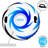 CocoNut: 48" Jumbo Snow Tube - Ice Blue Polar Vortex