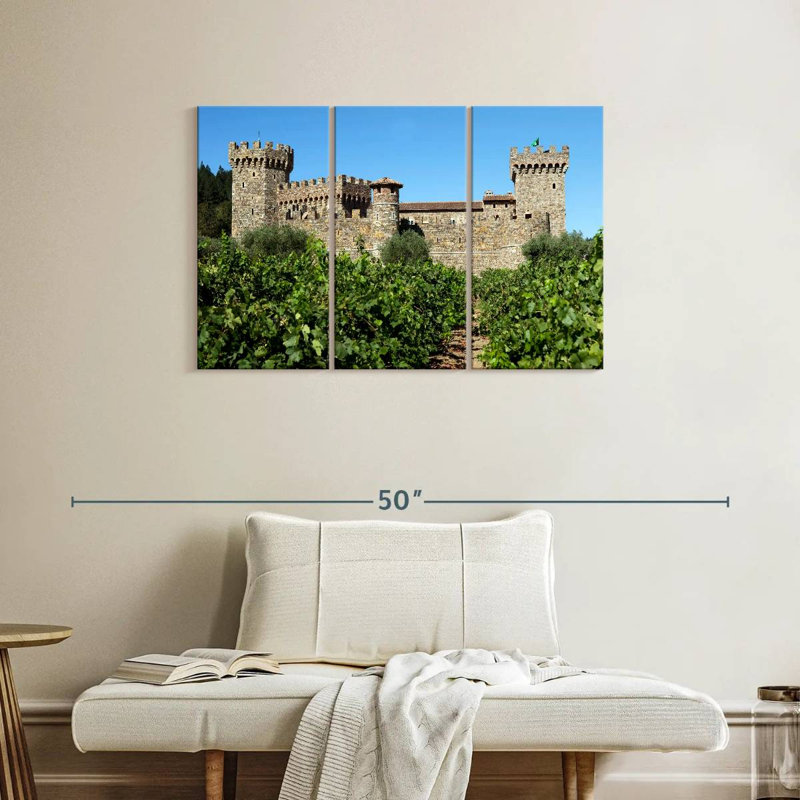 Lilie Napa Valley Castle, H 24 po x l 38 po