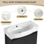 Meuble-lavabo sur pied simple 23 po avec comptoir en céramique-241603019