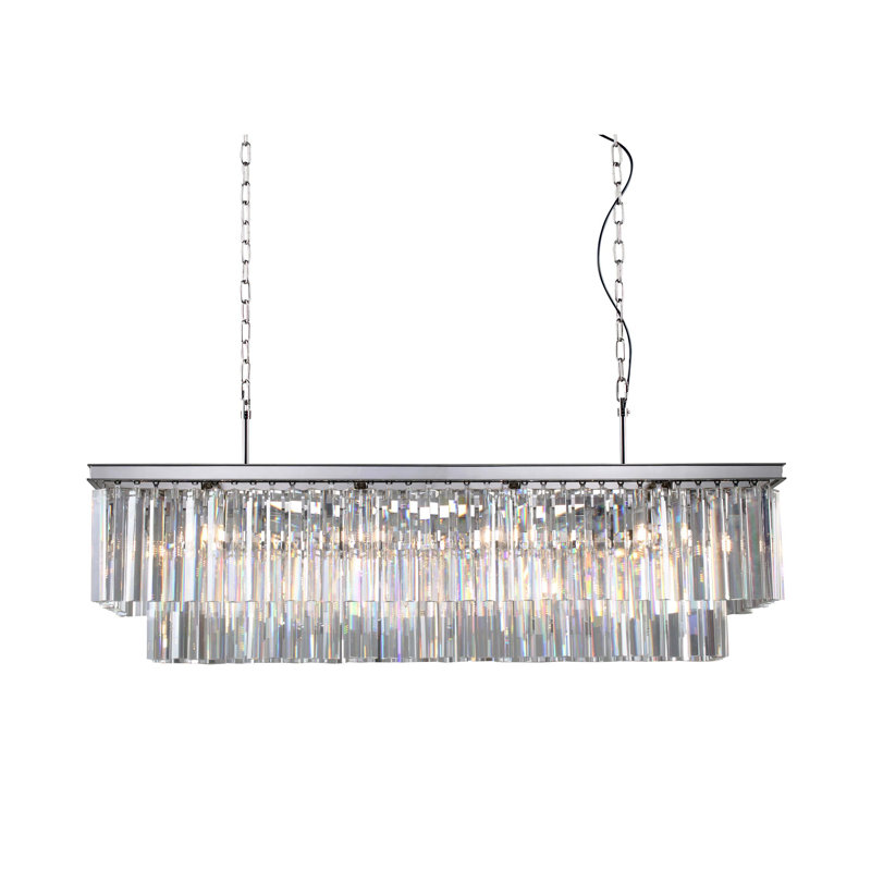 14 - Light Kitchen Island Pendant, Polished Nickel