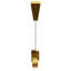 Lustre moderne intégré en laiton à DEL de 54 po avec verre texturé fabriqué à la main pour le salon, la salle à manger et le vestibule-1103086538